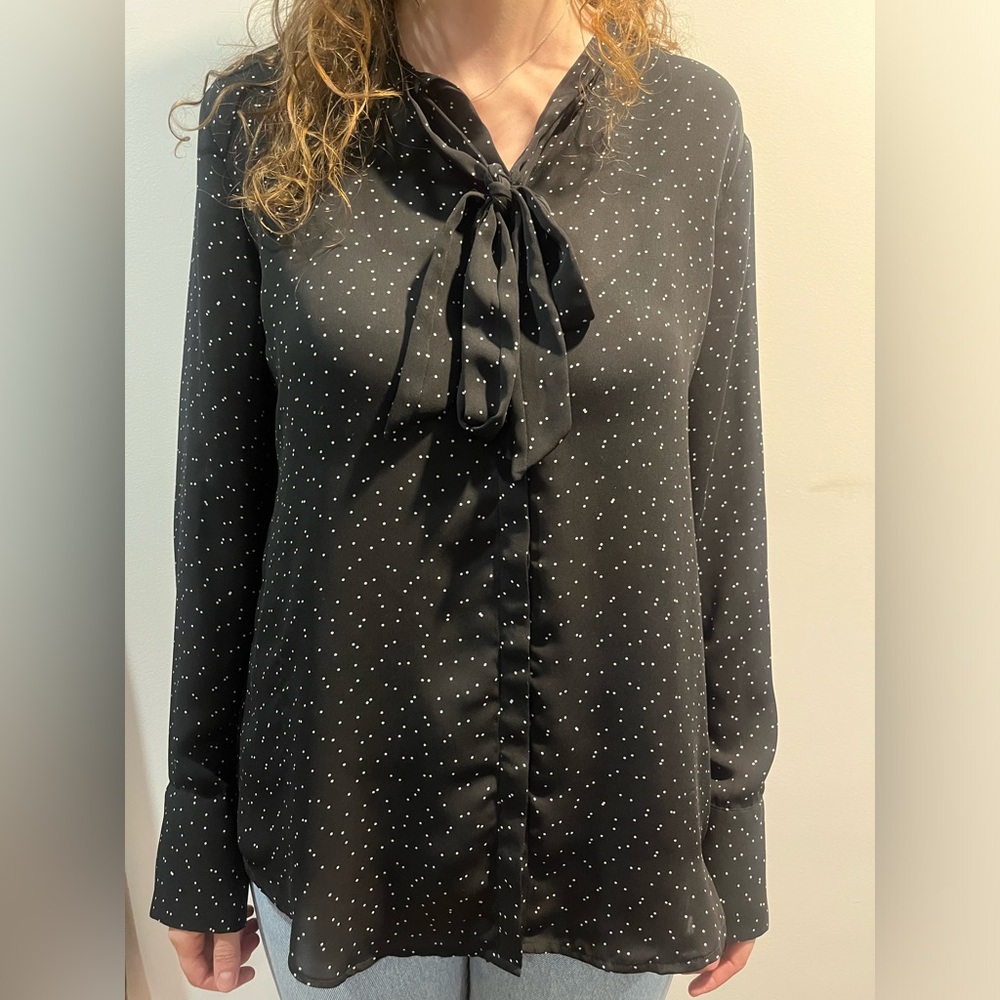 Banana Republic blouse with bow detail